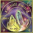 Kristall Award Edition 2003 (verkleinertes Muster)