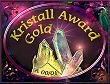 Kristall-Award in Gold  (Muster)