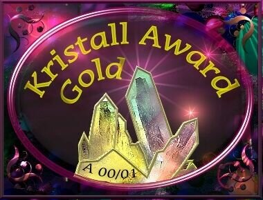 Kristall Award in Gold (doppelte Grösse)